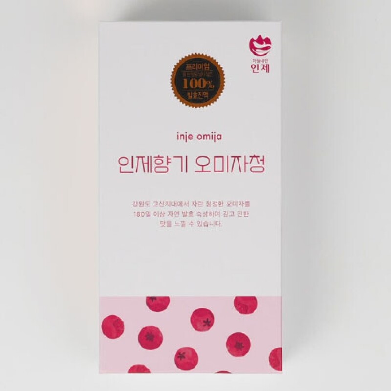 인제몰,[고향사랑기부제] 물 한방울 넣지 않은 인제향기 365일숙성 오미자청 선물세트 500g x 2병